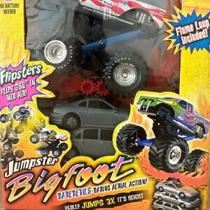 Vintage Jumpstart BIGFOOT daredevil jumps 3x its height 4years+ Christmas gift
